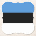 Estlands (Estlands) Flagga Underlägg Papper<br><div class="desc">Anpassade World Flagga Products ( i världen) - Lägg gärna till din egen text.</div>