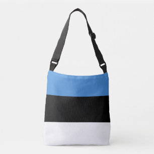 Estlands flagga axelväska