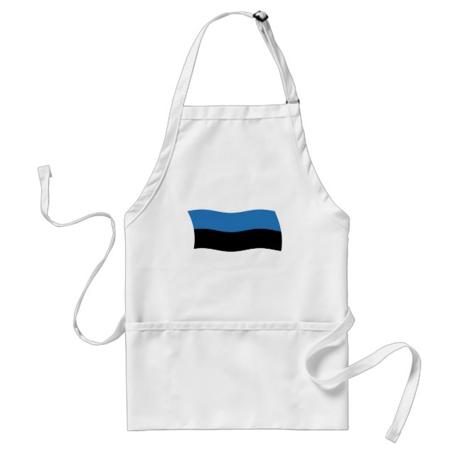 Estlands flagga förkläde (Framsidan)