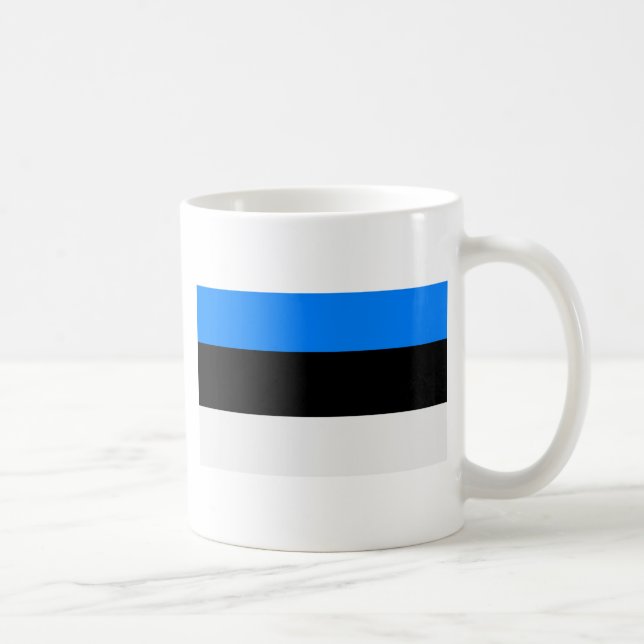 Estlands flagga kaffemugg (Höger)