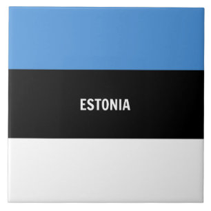 Estlands flagga kakelplatta