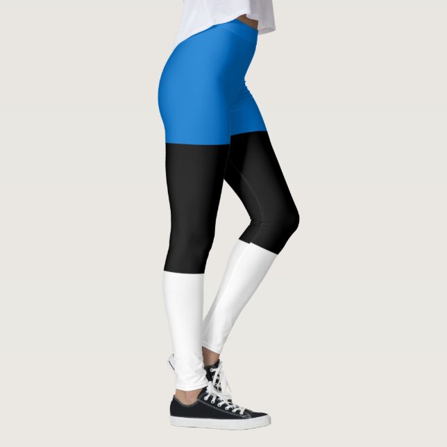 Estlands flagga leggings (Höger)