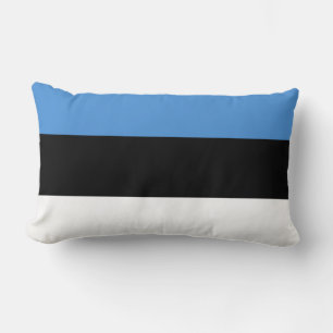 Estlands flagga lumbarkudde