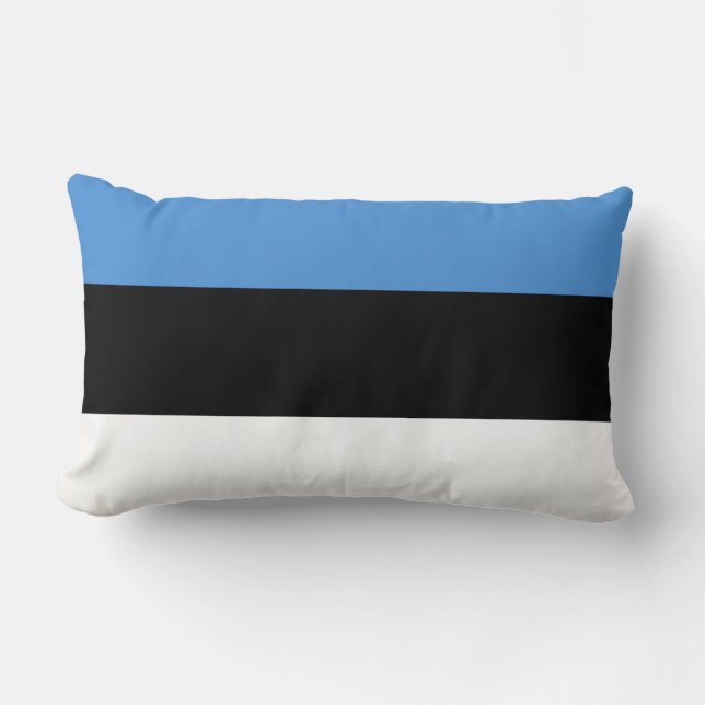 Estlands flagga lumbarkudde (Framsida)