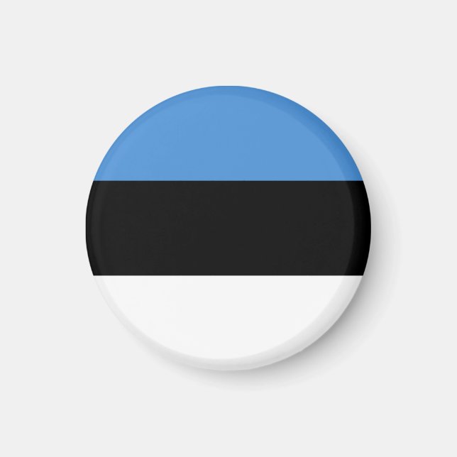 Estlands flagga magnet (Framsidan)