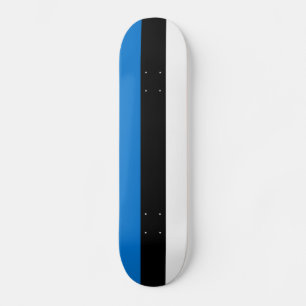 Estlands flagga mini skateboard bräda 18,5 cm