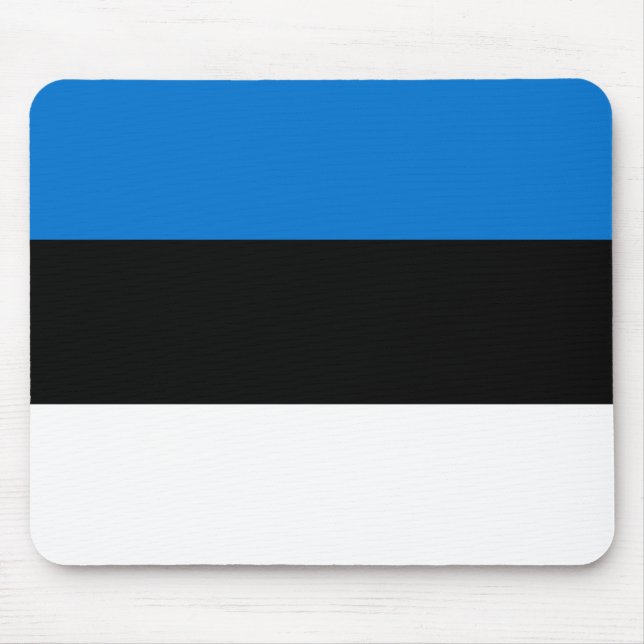 Estlands flagga musmatta (Framsidan)
