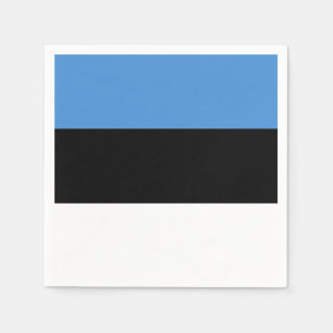 Estlands flagga pappersservett