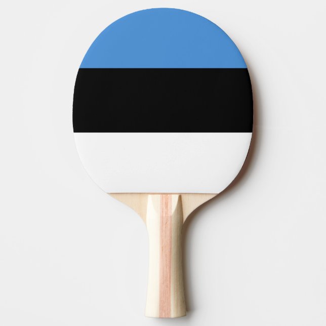 Estlands flagga pingisracket (Framsidan)