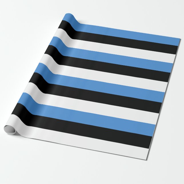 Estlands flagga presentpapper (Utrullad)