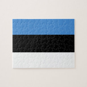 Estlands flagga pussel