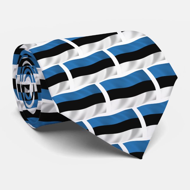 Estlands flagga slips (Rullad)
