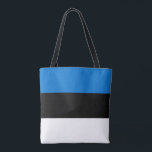 Estlands flagga tygkasse<br><div class="desc">Patriotisk flagga av Estland.</div>