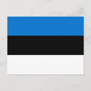 Estlands flagga vykort
