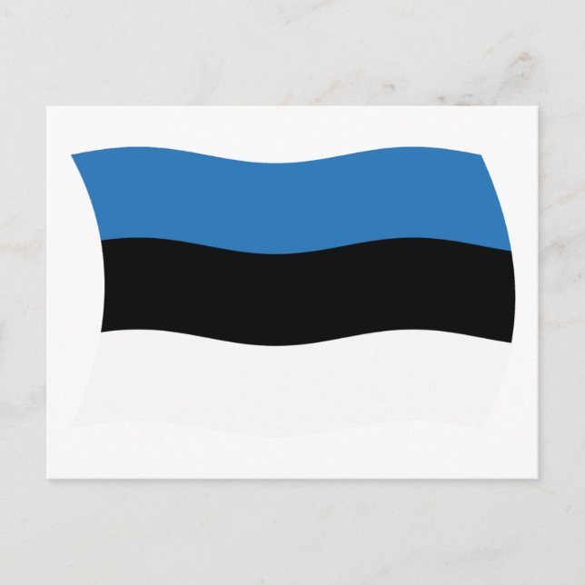 Estlands flagga vykort (Framsida)