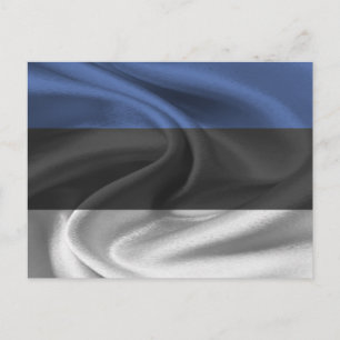 Estlands flagga vykort