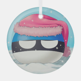 Estlands landtryball jul-polandbollar julgransdekoration