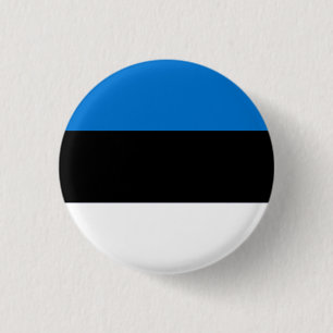 Estlands nationella Flagga Knapp