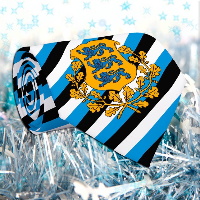 Estlands Ties, mode Estlands Flagga Slips (Skapare uppladdad)