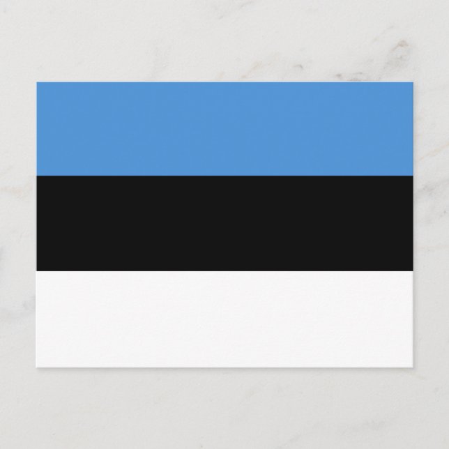Estlands vykort för Flagga (Framsida)