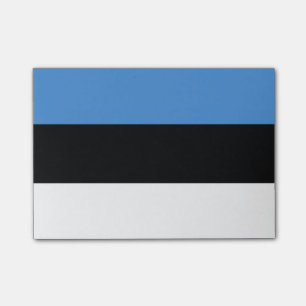 Estländsk  flagga post-it block