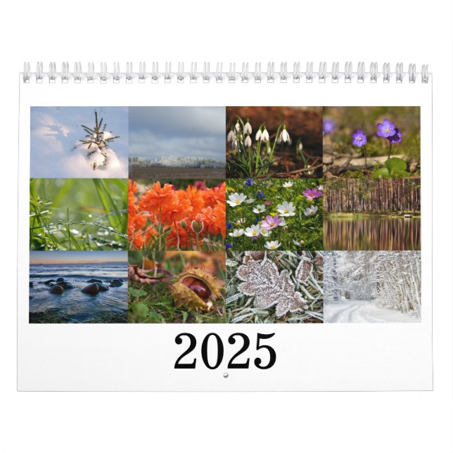 Estnisk naturkalender 2025 kalender (Omslag)