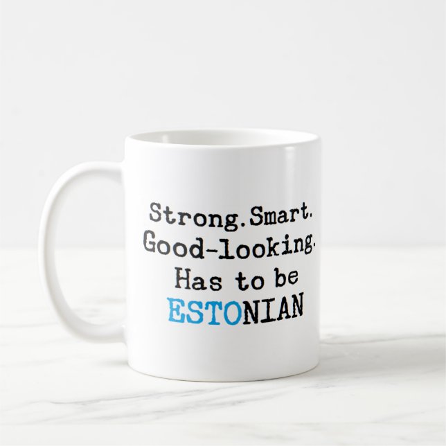estnisk stark kaffemugg (Vänster)