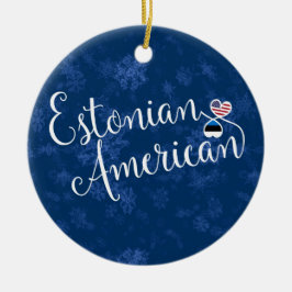 Estniska amerikanska Hearts, Julgran Ornament