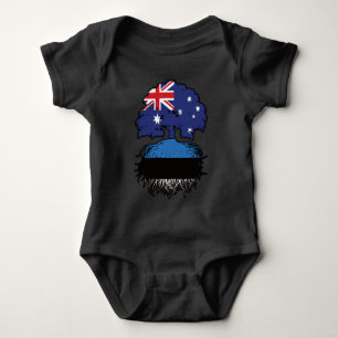 Estniska australiska Australiens Träd Roots T Shirt