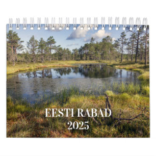 Estniska Bogs Calendar Eesti Rabad 2025 Kalender
