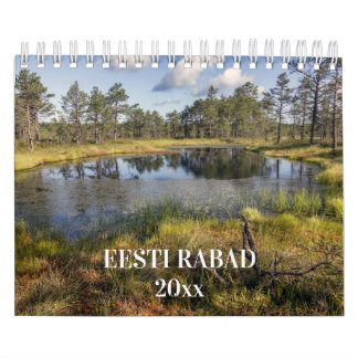 Estniska Bogs Calendar Eesti Rabad Kalender