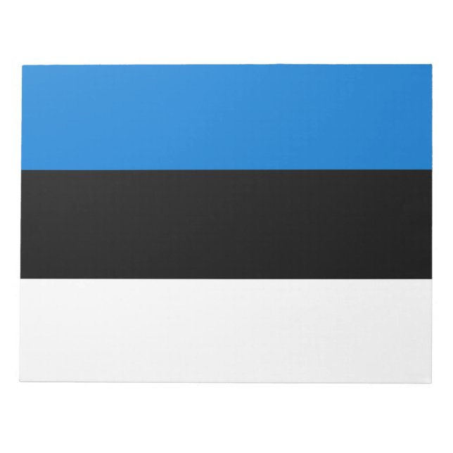 Estniska Flagga Anteckningsblock (Framsida)