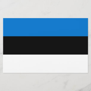 Estniska Flagga Brevpapper