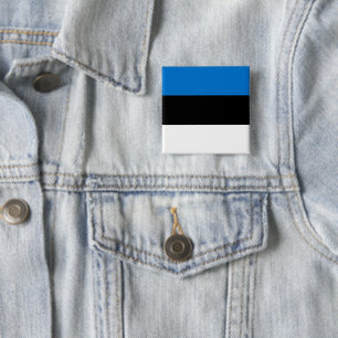 Estniska Flagga Knapp