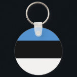 Estniska Flagga-nyckelkedjan Nyckelring<br><div class="desc">Estniska Flagga-nyckelkedjan</div>