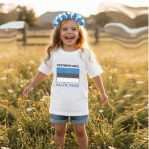 Estniska flagga t shirt