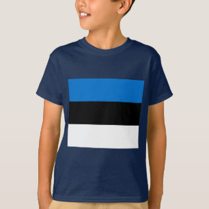 Estniska Flagga T Shirt