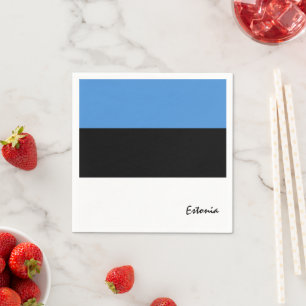 Estniska Napkins, Estniska party/sport fläkt Pappersservett
