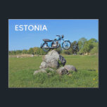 ESTONIA Old Motorcycle Postcard!  Vykort<br><div class="desc">ESTONIA Old Motorcycle Postcard!
By MammaBASIL.</div>