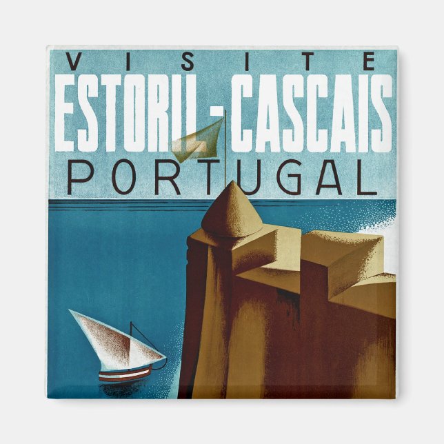 Estoril - Cascais Portugal Magnet (Framsidan)