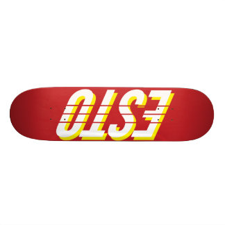 estoskateboarddäck 8", mini skateboard bräda 18,5 cm
