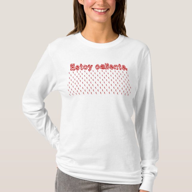 Estoy caliente tee (Framsida)