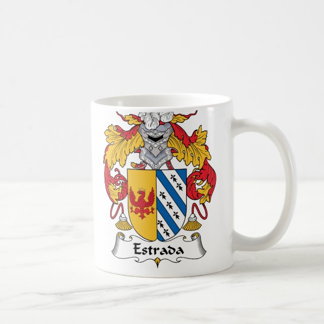 Estrada familjvapensköld kaffemugg (Höger)