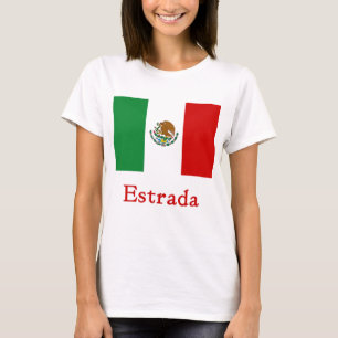 Estrada mexicansk flagga tee