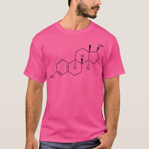 Estradiol (Östrogen) Strukturformel T Shirt