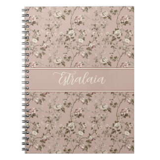 Estralaia Dusty Ro Rosa Anteckningsbok