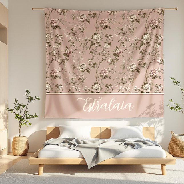 Estralaia Dusty Ro Rosa Fleecefilt (detail)