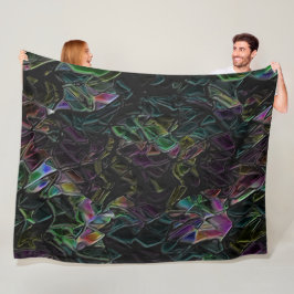 Estranho colorido chamativo ofuscado na escuridão fleecefilt