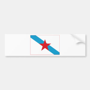 Estreleira - Bandera Independentista Gallega Bildekal