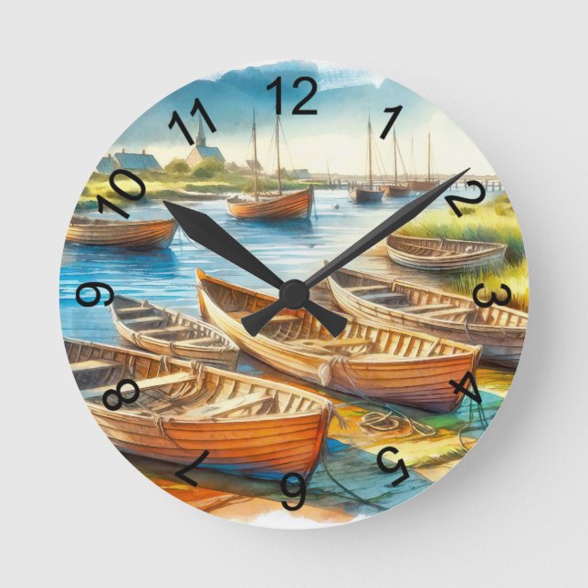 Estuary Clock Rund Klocka (Framsida)